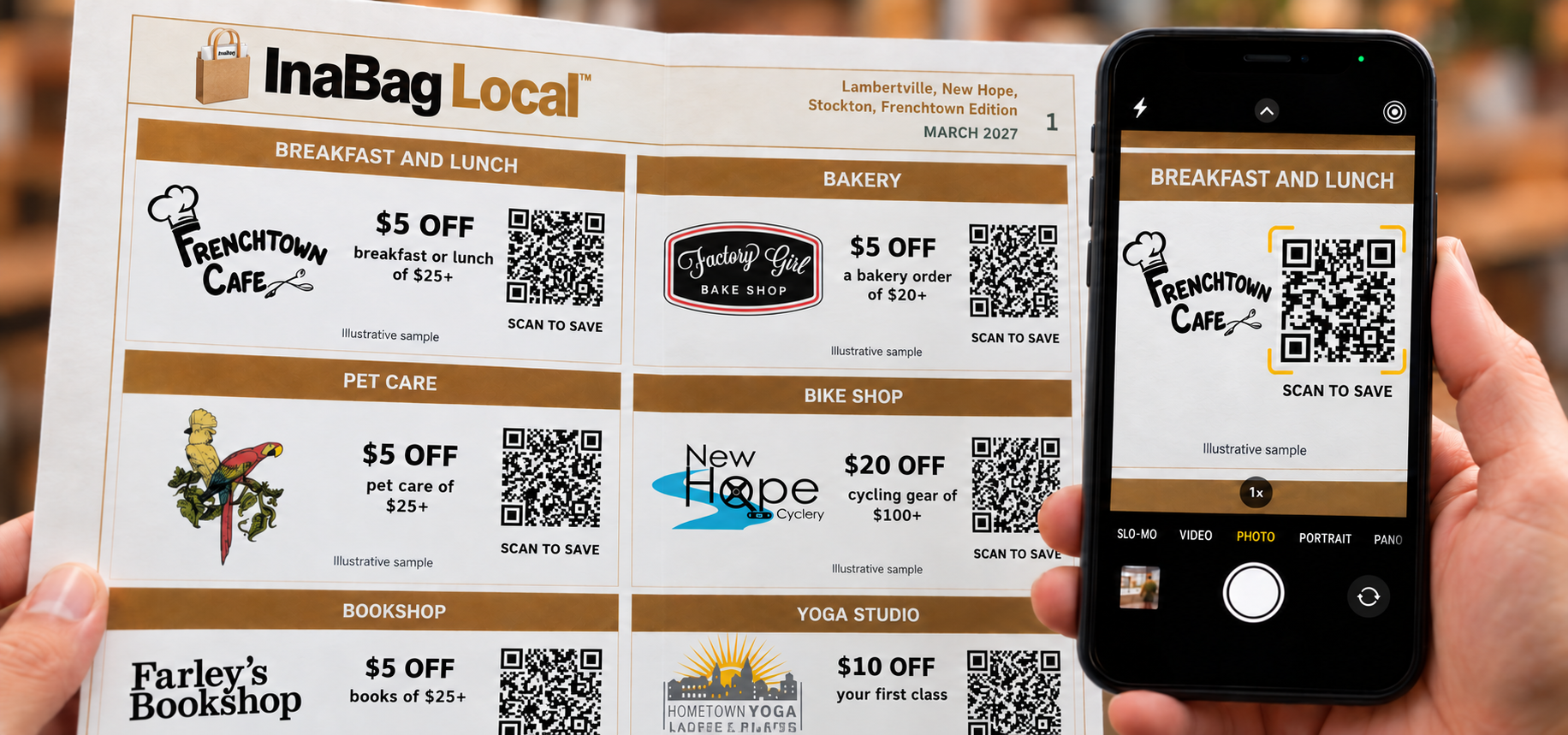 Scan an offer — high-resolution photographic journey